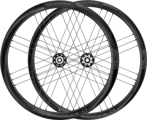 Campagnolo Shamal Carbon Disc Center Lock 28" Laufradsatz - black/Non Boost/Non Boost/142 mm/100 mm/28"/Shimano Road/100 mm/Shimano Road/100 mm/142 mm