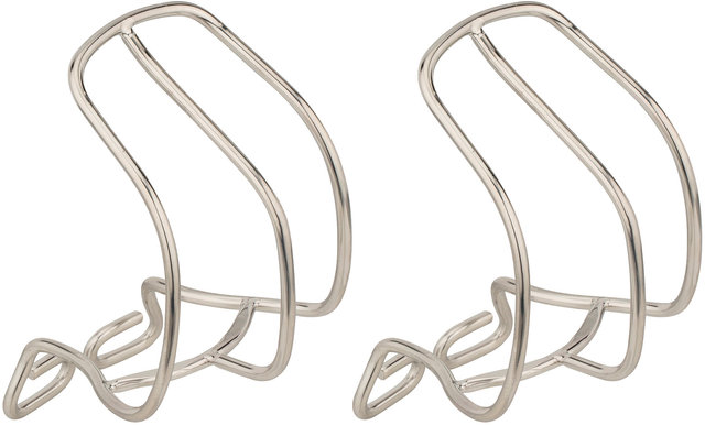 CAGE CLIP HALF Toe Clips - silver/M