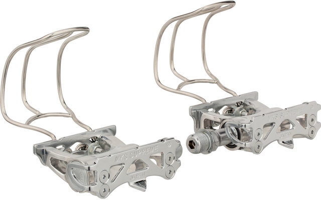 CAGE CLIP HALF Toe Clips - silver/M