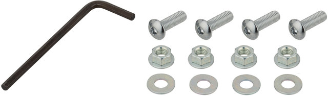 CAGE CLIP HALF Toe Clips - silver/M