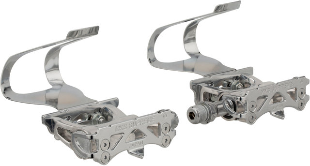 MKS Half Clip Pedalhaken - silber/universal