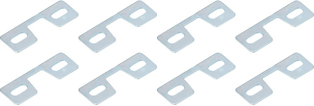 Toe Clip Spacers - silver/universal