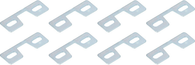 MKS Arandelas de ganchos de pedal Toe Clip Spacer - plata/universal