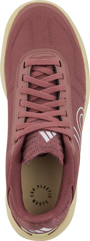 Five Ten Sleuth DLX Canvas Women's MTB Shoes - 2024 Model - quiet crimson-ftwr white-core black/38/38