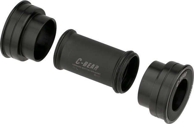 C-BEAR Eje de pedalier BB86 Shimano Race 41 x 86,5 mm - negro/Press Fit BB86