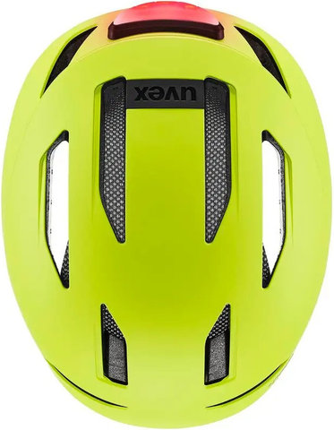 uvex casco LED urban planet - lime matt/54 - 58 cm
