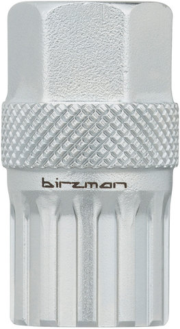 Birzman Extractor de cassettes para coronas dentadas de rosca Shimano MF - plata/universal