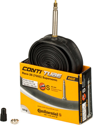 Continental Cámara de aire Race 28 Supersonic - universal/18-25 x 622-630 SV 42 mm