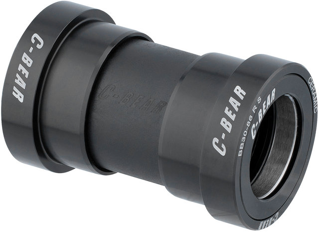 C-BEAR BB30 Rotor 30 mm Race Bottom Bracket, 42 x 68 mm - black/BB30