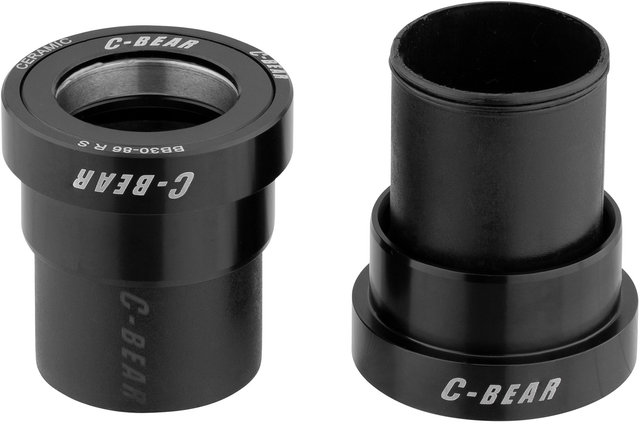 C-BEAR BB30 Rotor 30 mm Race Bottom Bracket, 42 x 68 mm - black/BB30