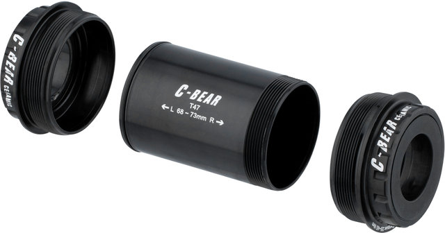 C-BEAR T47 Shimano Race Bottom Bracket - black/T47