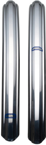 H1 Fender Set - smooth fluted-aluminium/43 mm / 28"
