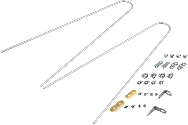 Set de Garde-Boues H30 av+arr - smooth-aluminium/41 mm / 28"