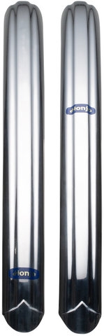 Honjo Set de guardabarros H29 RD + RT - smooth fluted-aluminium/43 mm / 28"