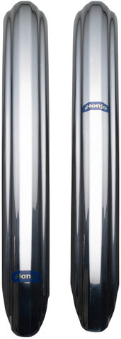 Honjo Set de guardabarros H47 RD + RT - smooth fluted-aluminium/48 mm / 28"