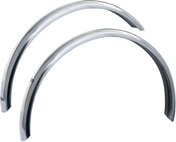 H80 Schutzblech Set VR + HR - smooth-aluminium/62 mm / 27,5"