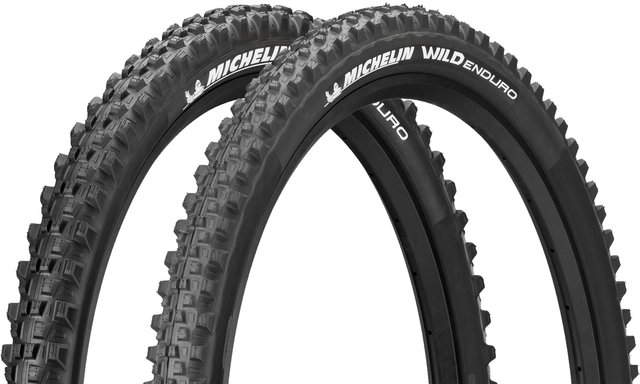 Michelin Set de 2 cubiertas pleg. Wild Enduro Front MAGI-X / Rear GUM-X 29" - negro/29x2,4