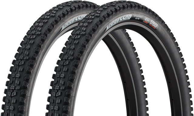 Maxxis Aggressor Dual EXO WT TR 27,5" Faltreifen 2er Set - schwarz/27,5x2,5