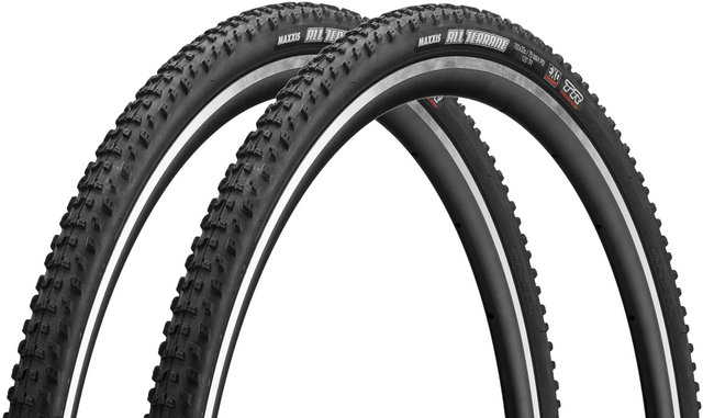 Maxxis All Terrane 28" Folding Tyre Set - black/33-622 (700x33c)