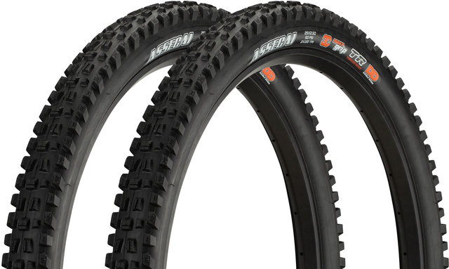 Maxxis Set de 2 cubiertas plegables Assegai 3C MaxxGrip DD WT TR 29" - negro/29x2,5