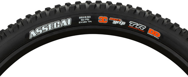 Maxxis Assegai 3C MaxxGrip DD WT TR 29" Folding Tyre Set - black/29x2.5