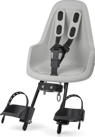 bobike ONE Mini Front Kids Bicycle Seat with Mounting Bracket - snow white