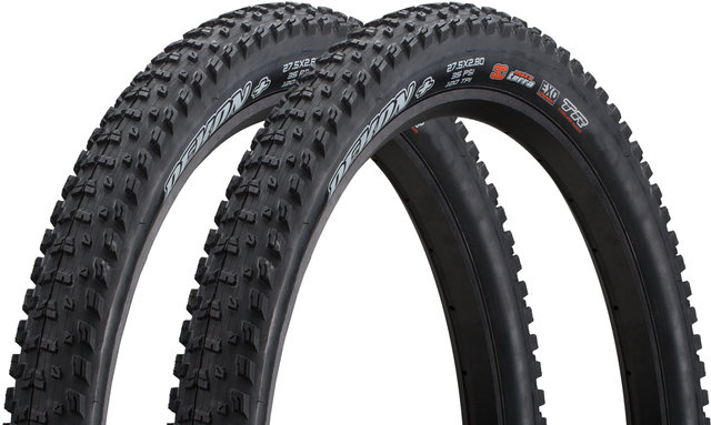 Maxxis Set de 2 cubiertas plegables Rekon+ 3C MaxxTerra EXO 27,5+ - negro/27,5x2,8