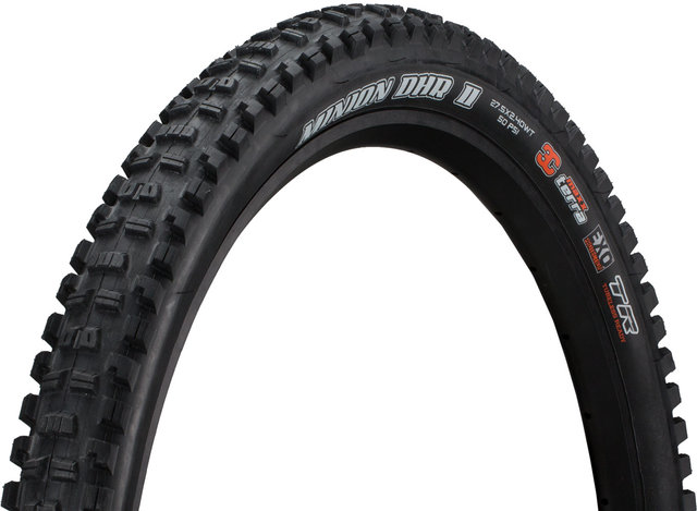 Maxxis Cub. plegable Minion DHF/DHR II 3C MaxxTerra EXO WT TR 27,5" set de 2 - negro/27,5x2,5 / 27,5x2,4