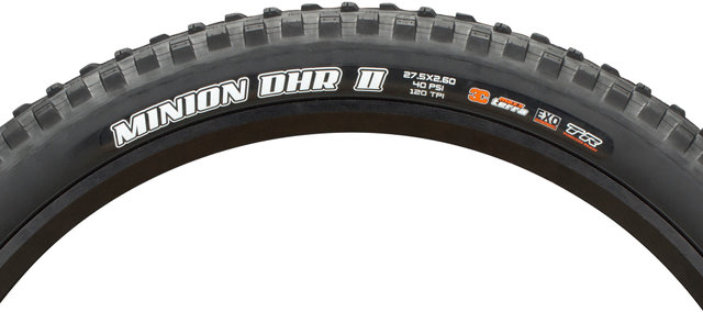 Maxxis Minion DHF / DHR II 3C MaxxTerra EXO WT TR 27.5+ Folding Tyre Set - black/27.5x2.60