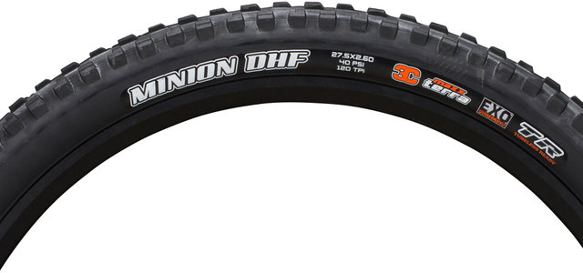 Maxxis Cub. plegable Minion DHF / DHR II 3C MaxxTerra EXO WT TR 27,5+ set 2 - negro/27,5x2,6