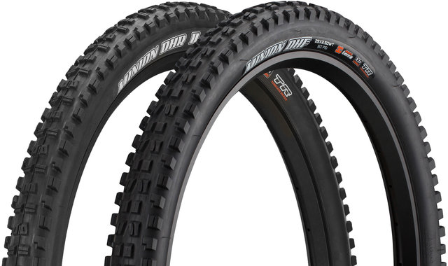 Maxxis Minion DHF / DHR II 3C MaxxTerra EXO WT TR 29" Faltreifen 2er Set - schwarz/29x2,5 / 29x2,4