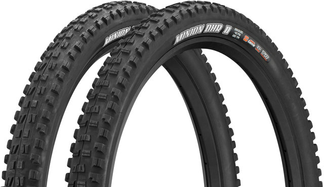 Minion DHF / DHR II 3C MaxxTerra EXO WT TR 29+ Folding Tyre Set - black/29x2.60