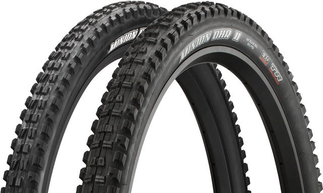 Maxxis Set de 2 Pneus Souples Minion DHF / DHR II Dual EXO TR 27,5" - noir/27,5x2,3