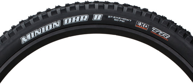 Maxxis Minion DHF / DHR II Dual EXO WT TR 27,5" Faltreifen 2er Set - schwarz/27,5x2,5 / 27,5x2,4