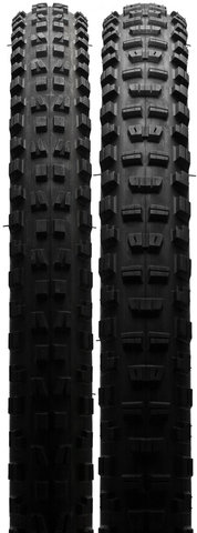 Maxxis Minion DHF / DHR II Dual EXO WT TR 29+ Folding Tyre Set - black/29x2.60