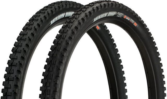 Maxxis Minion DHF 3C MaxxTerra / DHR II 3C MaxxGrip 29" Faltreifen 2er Set - schwarz/29x2,5 / 29x2,4