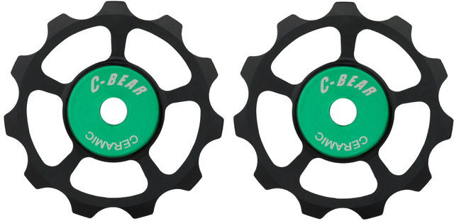 C-BEAR Aluminium Shimano/SRAM 10-/11-speed Derailleur Pulleys - black/universal