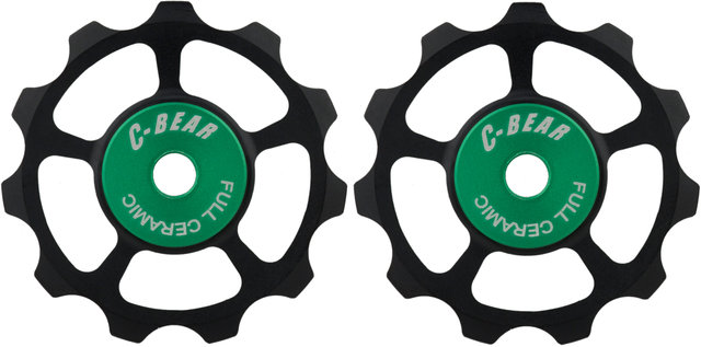 Engranaje de aluminio Shimano/SRAM 10-/11 velocidades Full Ceramic - negro/universal
