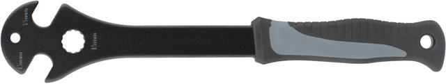 Llave de pedales de 15 mm - negro-gris/universal