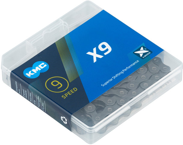 KMC X9 Kette 9-fach - grey/9 fach