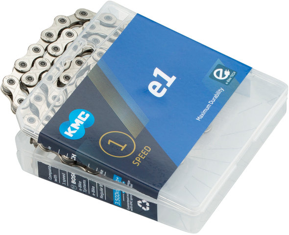 KMC e1 Chain 1x - silver/1x