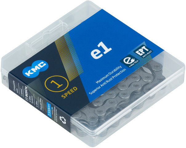 KMC e1 Chain 1x - ept silver/1x