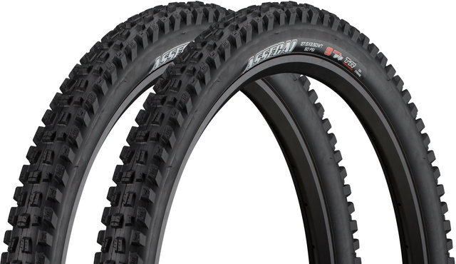 Assegai 3C MaxxGrip Downhill WT TR 27.5" Folding Tyre Set - black/27.5x2.5