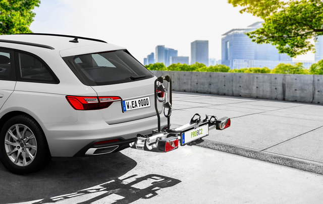 Eufab ProBC2 Fahrradträger für Anhängerkupplung - schwarz-silber