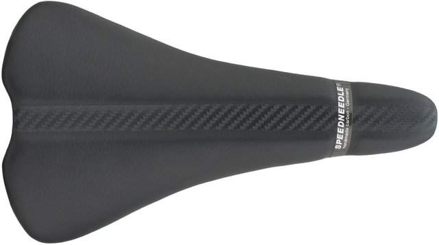 Selle Speedneedle 20TWENTY Carbon avec Cuir - noir/135 mm