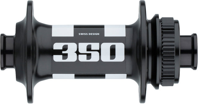 350 Road Disc Center Lock VR-Nabe - schwarz-weiß/12 x 100 mm / 24 Loch