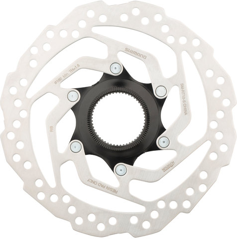 Disco de frenos SM-RT10 Center Lock - plata/160 mm