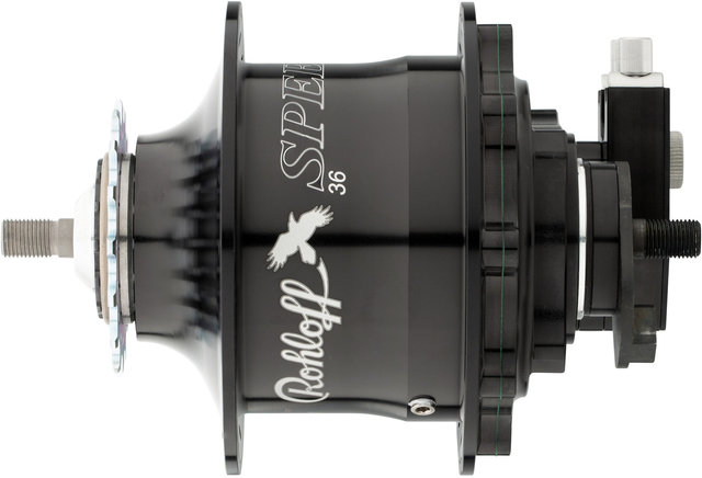 Speedhub 500/14 TS Threaded Spindle 135 mm Internally Geared Hub - black-anodised/type 6, 36 hole