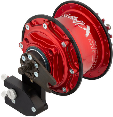 Speedhub 500/14 TS Threaded Spindle 135 mm Internally Geared Hub - anodized red/type 7, 32 hole