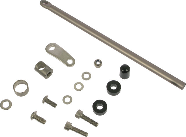 tubus Portaequipajes de acero inoxidable Fly Classic - plata